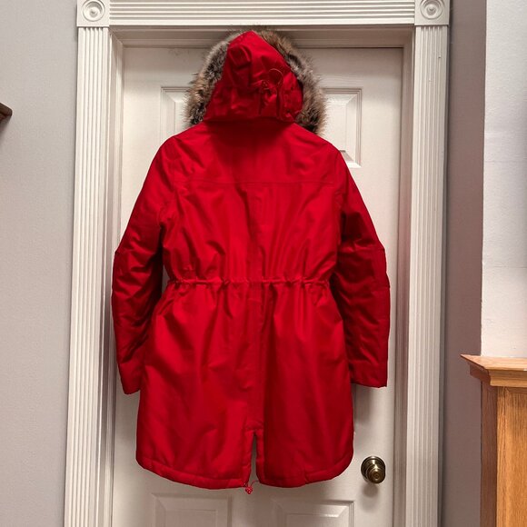 LAND'S END - Down Parka - Red - Small - Picture 8 of 8